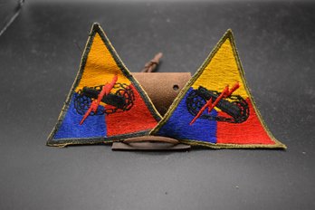 Vintage WW2 US Army Armored Division Patch