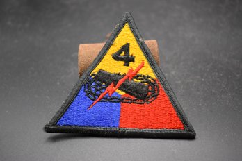 Vintage WW2 US Army 4st Armored Division Patch