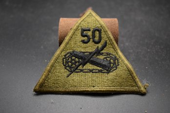 Vintage WW2 US Army 50th Armored Division Patch