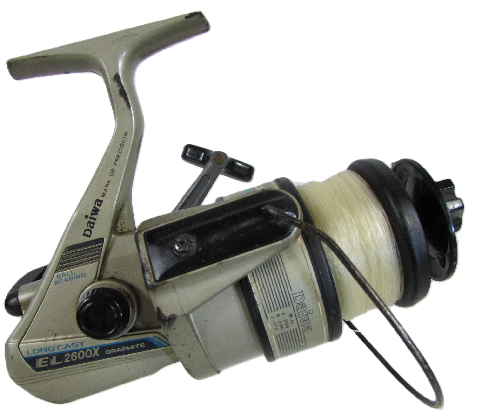 Vintage DAIWA Brand, Ball Bearing FISHING REEL, Model Long Cast EL2600X  #15155 | Auctionninja.com