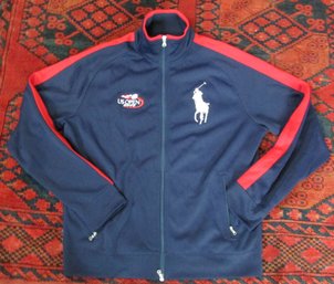 Vintage RLX RALPH LAUREN Brand, Men's ZIP Front JACKET, 2008 US OPEN Commemorative, Sz L