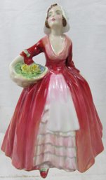 Vintage Retired ROYAL DOULTON Figurine, 'JANET,' Nicely Detailed, 6.5' Tall