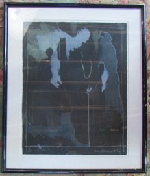 Signed A. GILLMAN, Limited EDITION Print, Appx 31' X 26' Size, Simple Frame