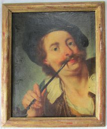 Signed Wm Holf, PAINTING On BOARD, Copy Of PORTRAIT Of A MAN, Appx 22' X 19' Size, Framed