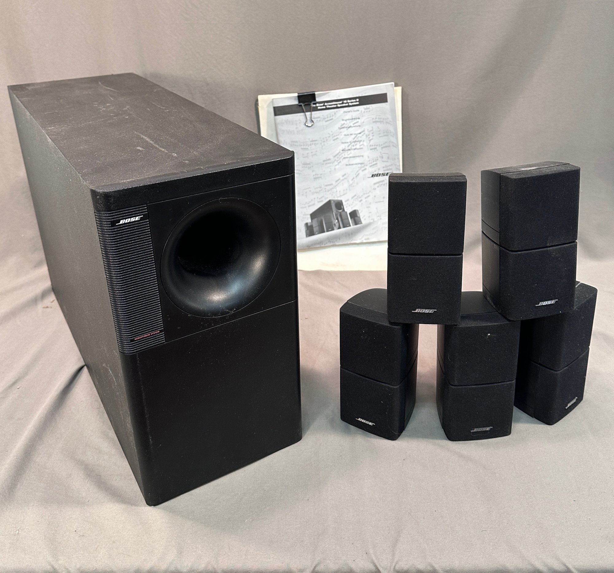 Woofer Bose Acoustimass Series Iii Bose Acoustimass Series V Black