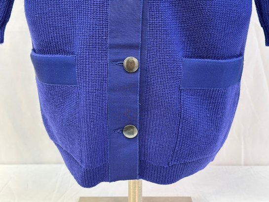 Vintage Women's Salvatore Ferragamo V-neck Wool Cardigan Sweater