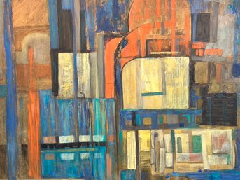 Elizabeth H. Frisch (CT/MA, 1910-1980) Venice In Retrospect, Oil On Board