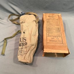 1943 US Government Noncombatant Gas Mask In Original Box