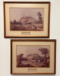 2 Prints Of New Haven, CT Incl. East Rock And West Rock