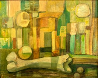 Elizabeth H. Frisch (CT/MA, 1910-1980) Abstract Still Life Composition