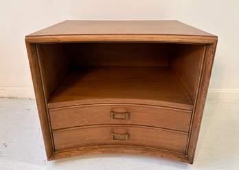 Mid Century Paul Frankl For Johnson Furniture 2 Drawer Nightstand