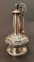 Vintage Ronson Silver Plated Decanter Table Cigarette Lighter