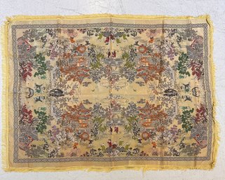 Chinese Silk Brocade Tablecloth 50' X 36'