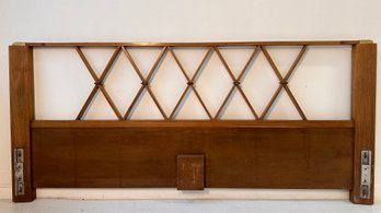 Mid Century Paul Frankl For Johnson Furniture King Size Headboard