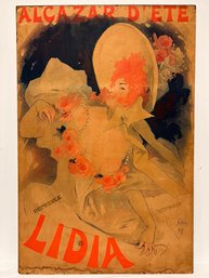 Jules Cheret ( 1836-1932, French) Lidia Alcazar D'Ete