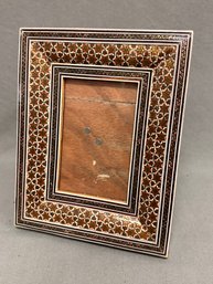 Middle Eastern Micro Mosaic Picture Frame Fits 3 X 5
