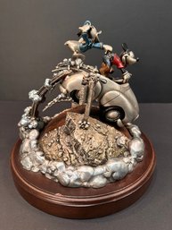 Hudson Creek Disney Pewter 'Highway Highjinks' Over The Top Figurine