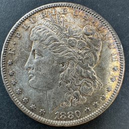 1880 Morgan Silver Dollar Coin