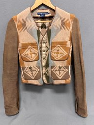 Womens Ralph Lauren Southwestern Style Jacket  Size Small
