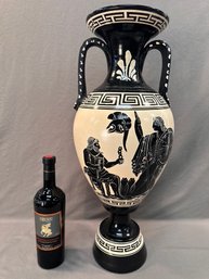 Large 24.5' Classical Greek Terracotta Urn