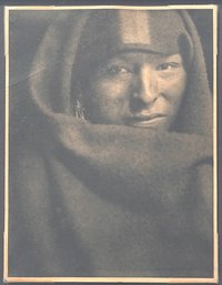 C. 1903 Gertrude Kasebier Photogravure Of The Red Man Takes Enemy Sioux