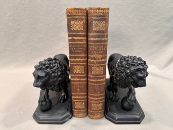 Pair Of Lion Bookends