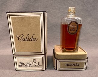 Vintage Hermes Caleche Perfume 30ml In Velvet Box