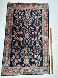 4'11' X 3' Semi Antique Sarouk Carpet