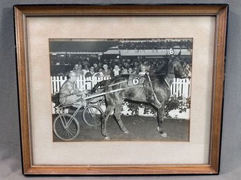 G. Elliot Saunders Race Horse And Jockey Photograph Titled 'Section Man'