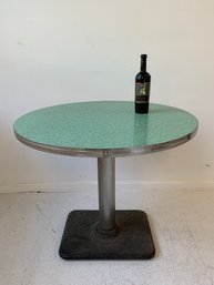 Vintage Art Deco Style Round Breakfast / Pub Table