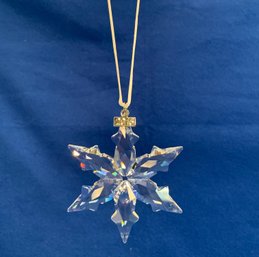 NIB Swarovski 2015 Annual Edition Holiday Star Ornament Designed By Verena Castelein , 3' W