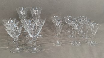 Group Of Hawkes And Other Crystal Stemware