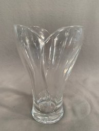 Nachtmann Tall Glass Flower Vase, 9.25' H