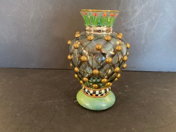 11' MacKenzie Childs 'Circus' Collection Vase