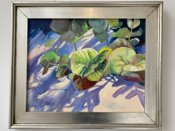 Rebecca Taft Oil Painting On Canvas Titled, 'Sea Grapes #4', Dated 2007