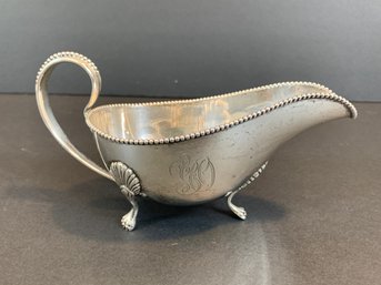 Gorham Sterling Silver Gravy Boat, Total Weight 5.1 OZ