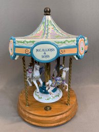 M.C. Illions & Sons The American Carousel 4 Horse Figurines By Tobin Fraley, Second Edition, 1577/9500