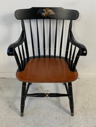 Hitchcock Patriotic Eagle Captain's Windsor Armchair