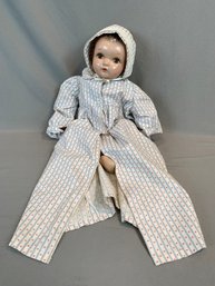 Antique Bisque Doll With Sleep Eyes