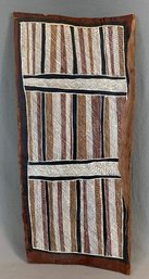 Wilfred Nalandarra Aboriginal Bark Painting, 'Ngilipitji'