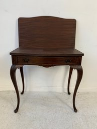 Antique Queen Anne Style Mahogany Game Table