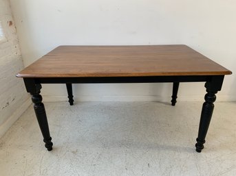 Bermex Dark Green And Cherry Top Rectangular  Dining Table