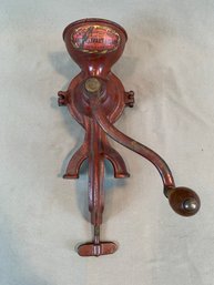 Landers Frary & Clark 'Crown Coffee Mill' Cast Iron Clamp-Mount Coffee Grinder, No. 01