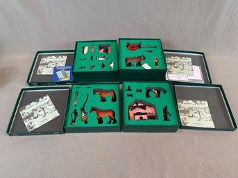 Lot Of 4 Britains 'Home Farm' Collector Sets, Made In England