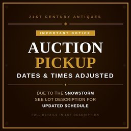 AUCTION PICKUP DATES AND TIMES