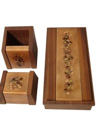 Stunning Mid Century Desk Set