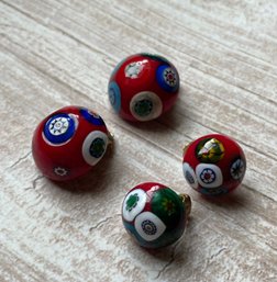 Venetian Glass Clasp Earrings