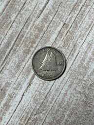 1949 Canada 10 Cent Coin