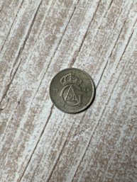 1968 Sweden 10 Ore Coin