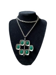 Jorgen Jensen Denmark Pewter Necklace